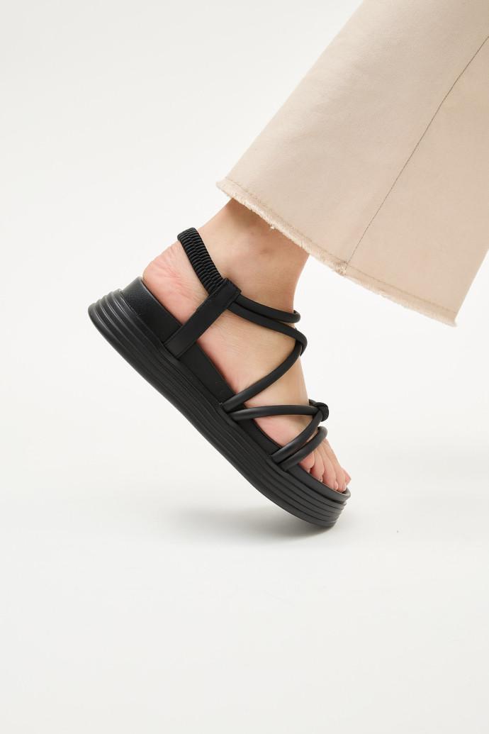 Босоніжки жіночі LONZA на платформі р. 39 Чорний (198751) - фото 5