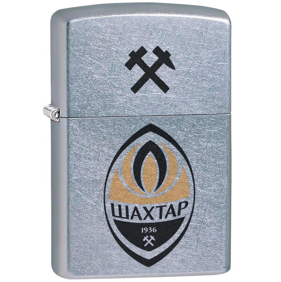 Зажигалка ZIPPO 207SH "Шахтар" Classic street Chrome