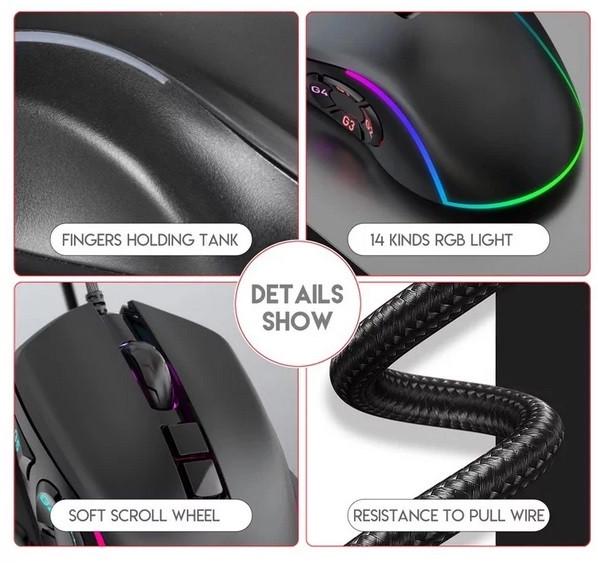 Игровая мышь LT с RGB подсветкой X9 - фото 5 Игровая мышь LT с RGB подсветкой X9 - фото 5