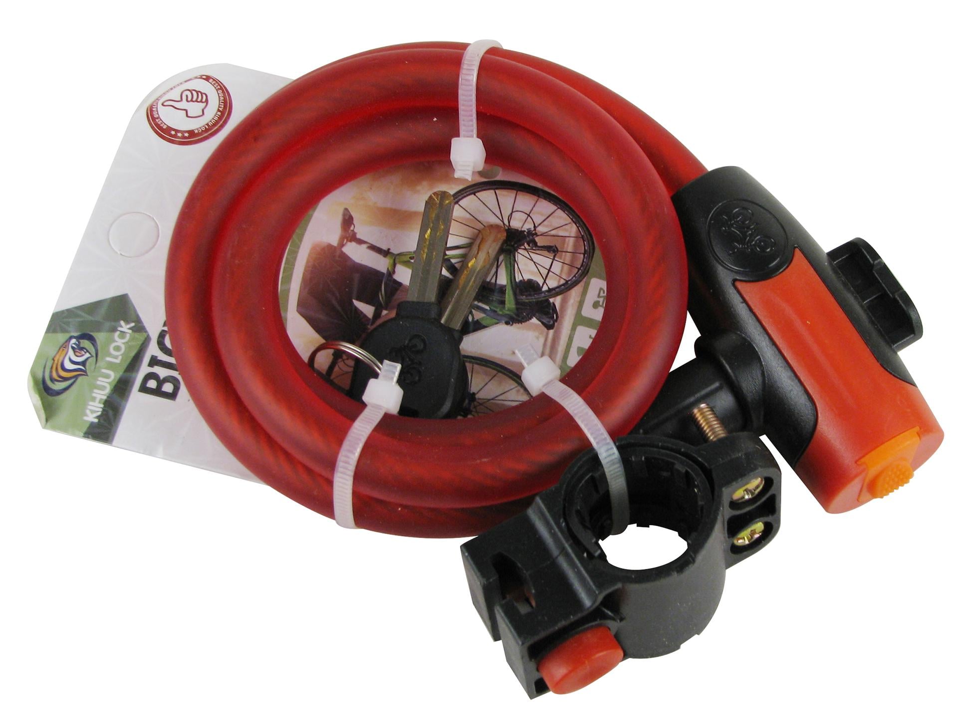 Замок велосипедный Kihuu 8305 12х80 Красный