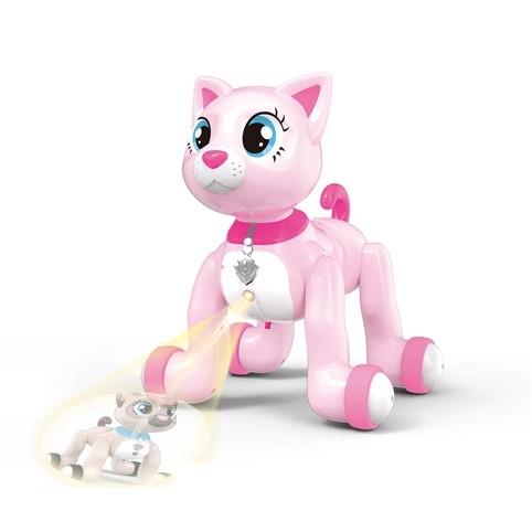 Интерактивная игрушка AeiCheng My Lovely Kitten робот-котенка на радиоуправлении с проектором Розовый (SUN2990) Интерактивная игрушка AeiCheng My Lovely Kitten робот-котенка на радиоуправлении с проектором Розовый (SUN2990)