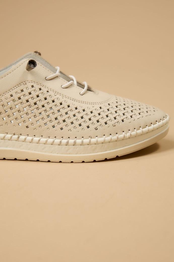 Мокасины женские Anna Lucci кожаные р. 41 Бежевый (194784) - фото 5 Мокасины женские Anna Lucci кожаные р. 41 Бежевый (194784) - фото 5