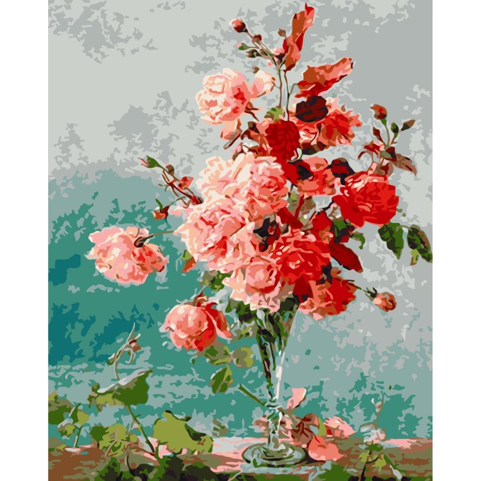 Картина за номерами ART CRAFT 13135-AC Рожеві троянди 40x50 см (RLT29995)