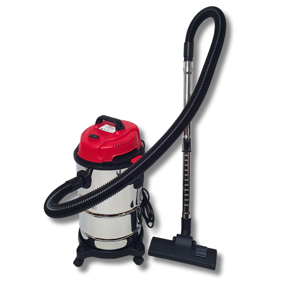 Пылесос промышленный Domotec 2000 W на колесиках 18 л (FRE-13-RSilver)