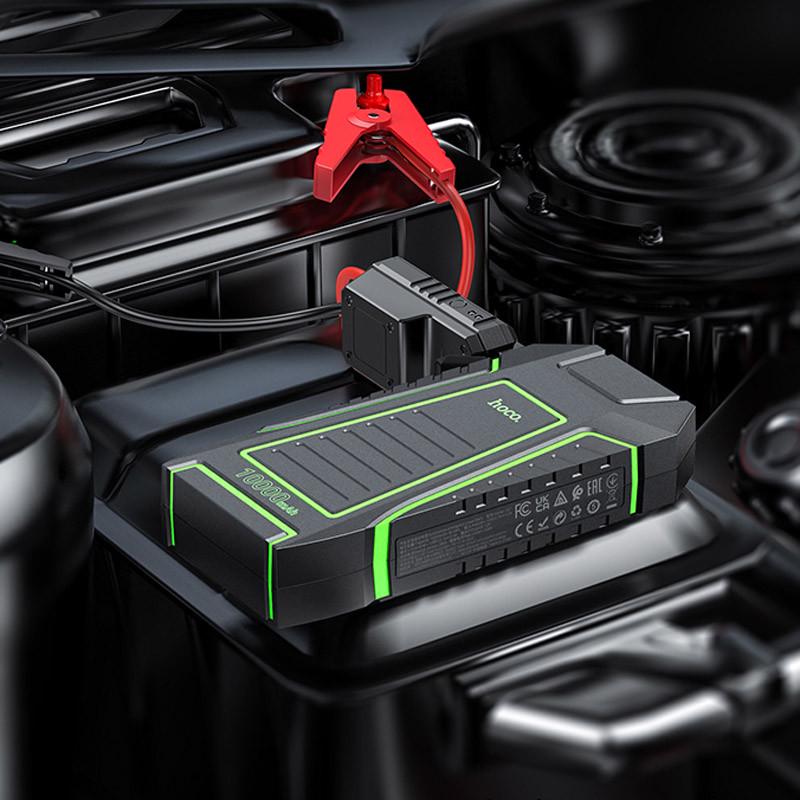 Пусковое устройство для автомобиля Hoco QS1 Spring Car Jump Starter 10000 mAh портативный Black (00000073888_1) - фото 8 Пусковое устройство для автомобиля Hoco QS1 Spring Car Jump Starter 10000 mAh портативный Black (00000073888_1) - фото 8
