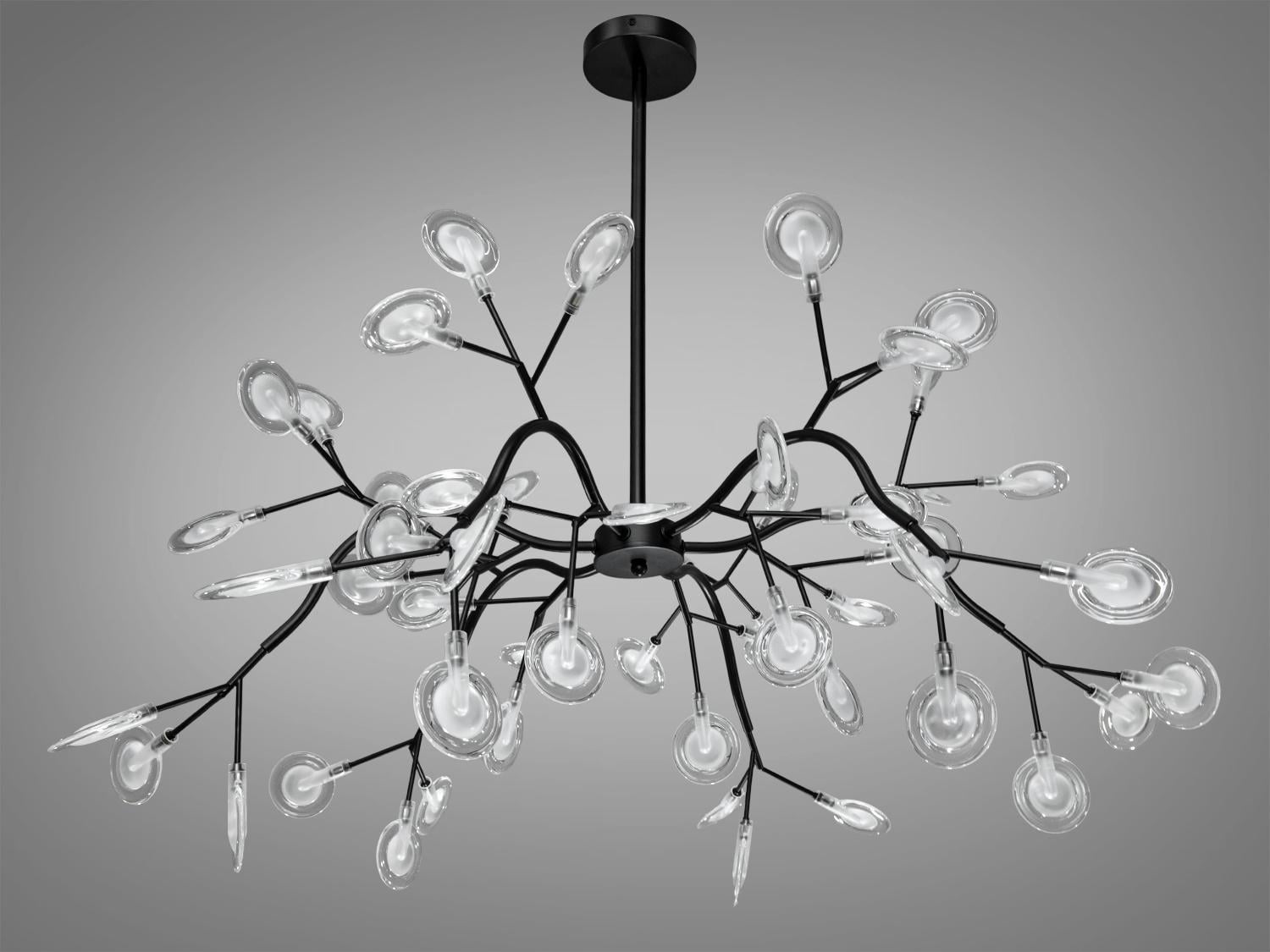 Люстра Diasha Светлячок 54 ламп Черный (886-54C BK) Люстра Diasha Светлячок 54 ламп Черный (886-54C BK)