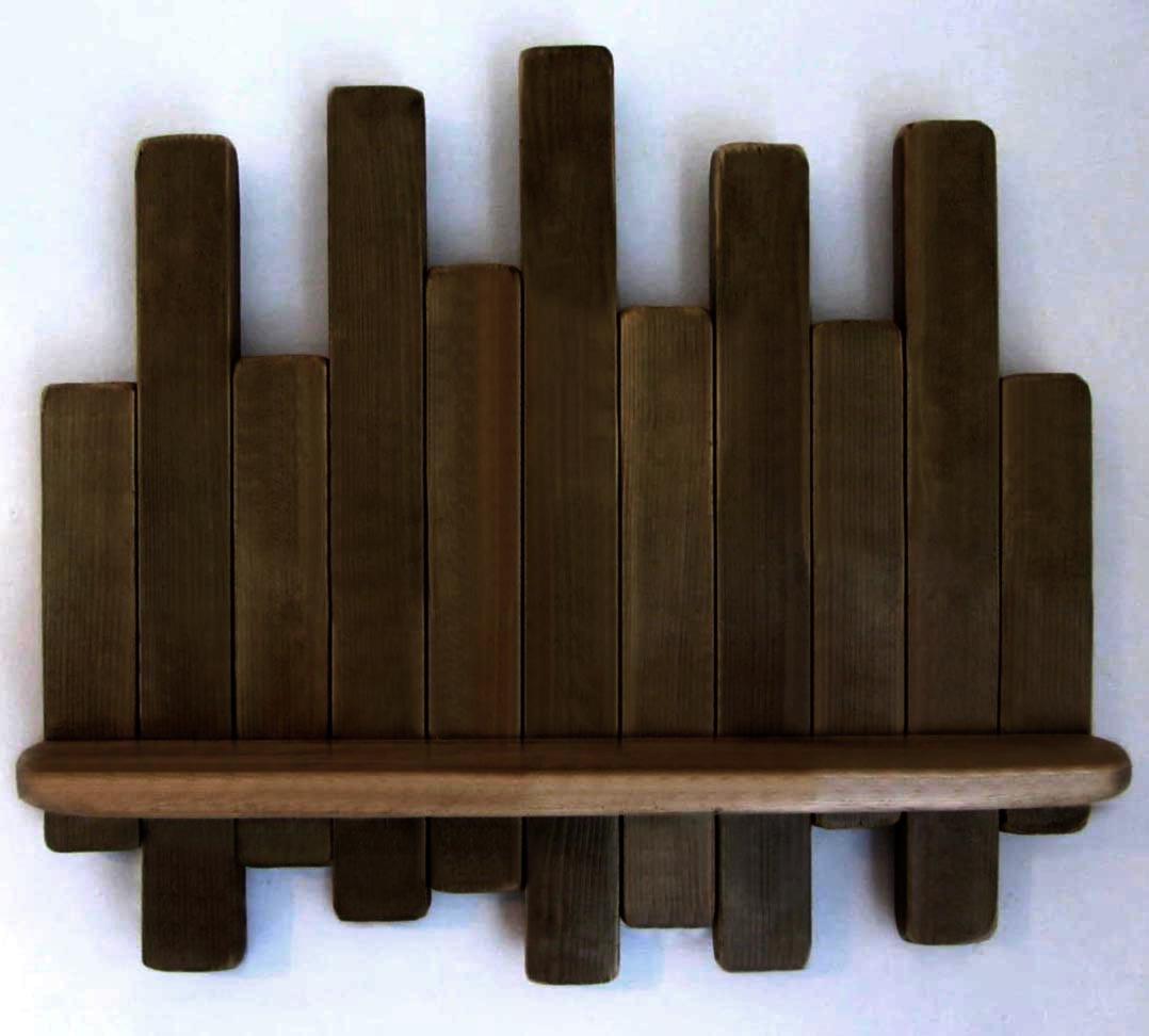 Полка для ванной из дерева Неклостер Капучино (ВНП/010709)