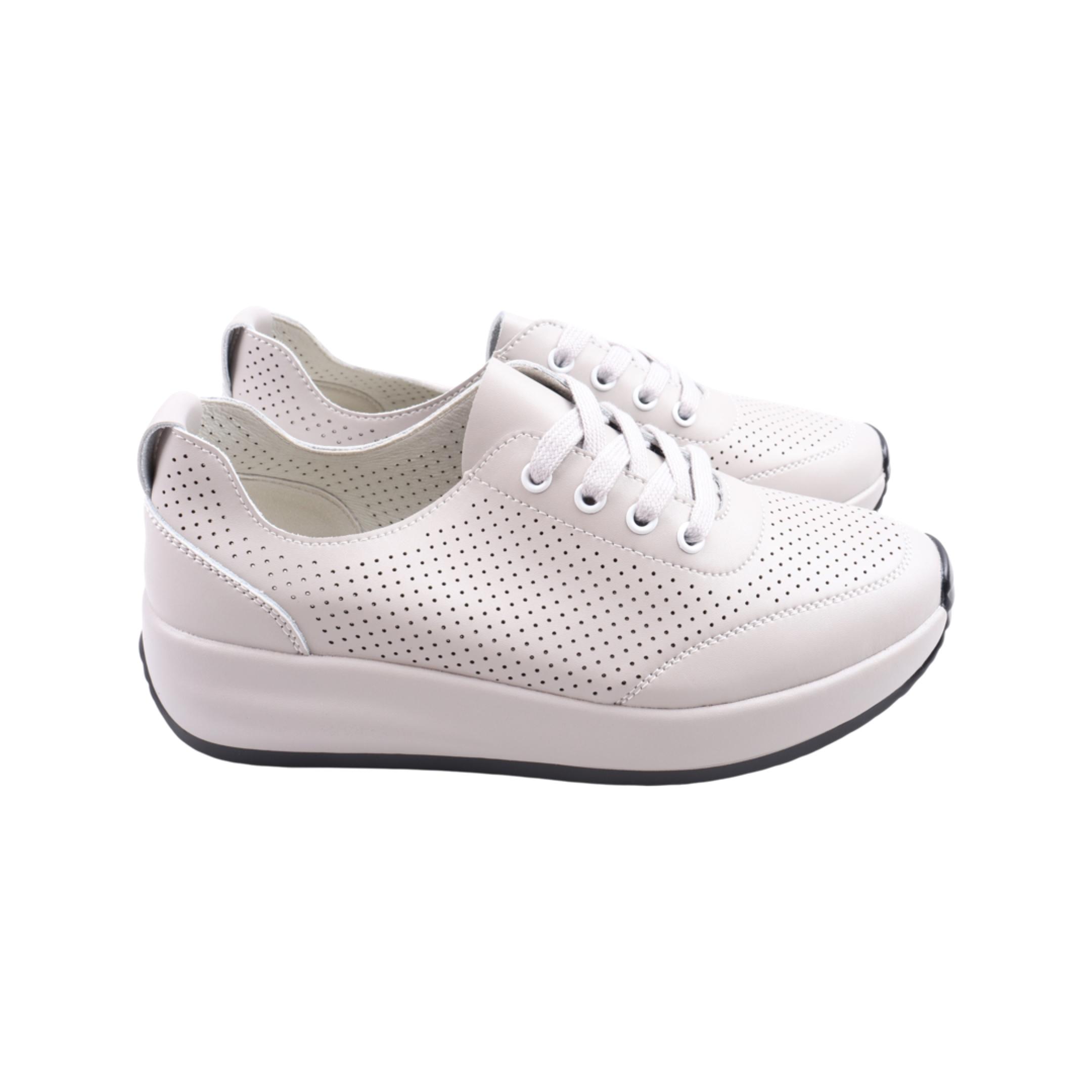 Туфли женские Li Fexpert из кожи р. 37 Серый (1149-23LTCP)