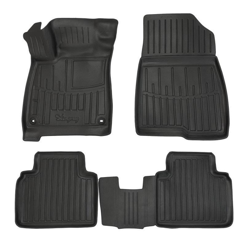Коврики Stingray 3D для Honda Accord X 2017-2022 гг. полиуретан 4 шт. Черный (176344)