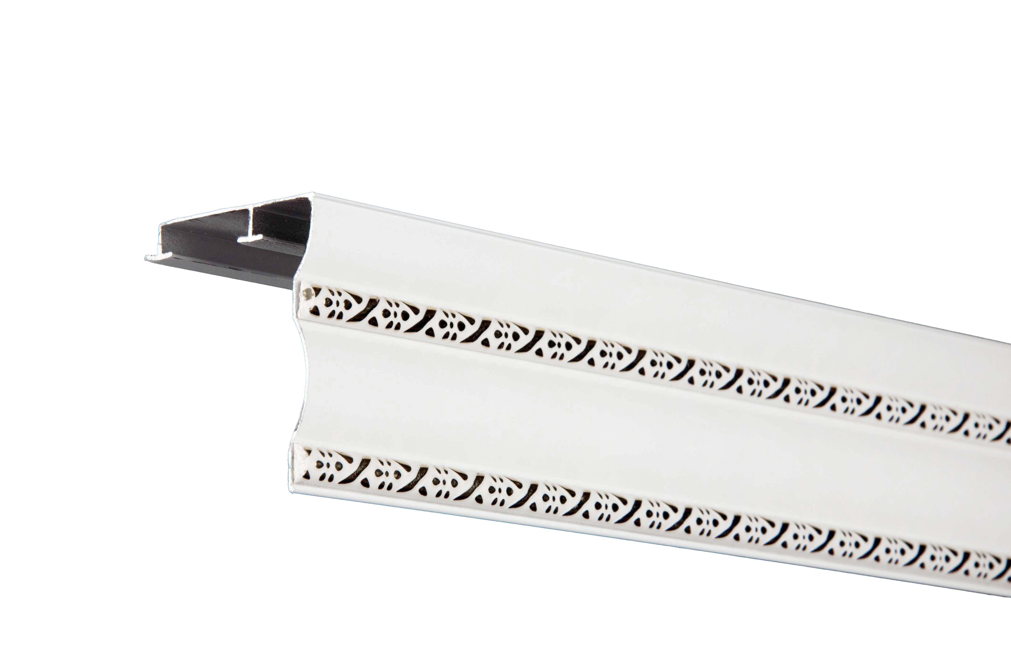 Карниз для штор EURO CONCEPT БР-11 двухрядный 2,0 м Белый