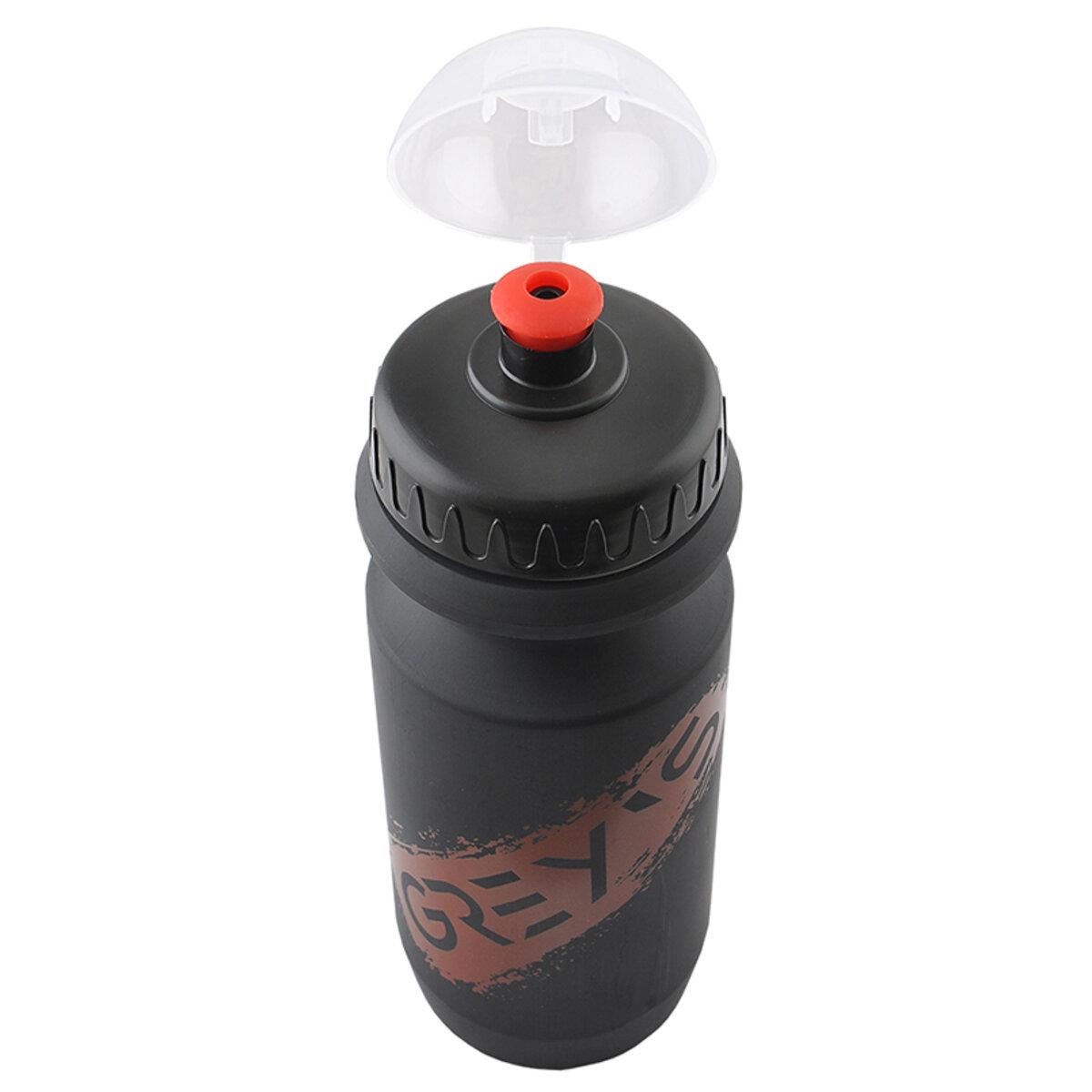 Велосипедна фляга Grey's із захисним ковпачком 600 мл Чорний (7593) - фото 2