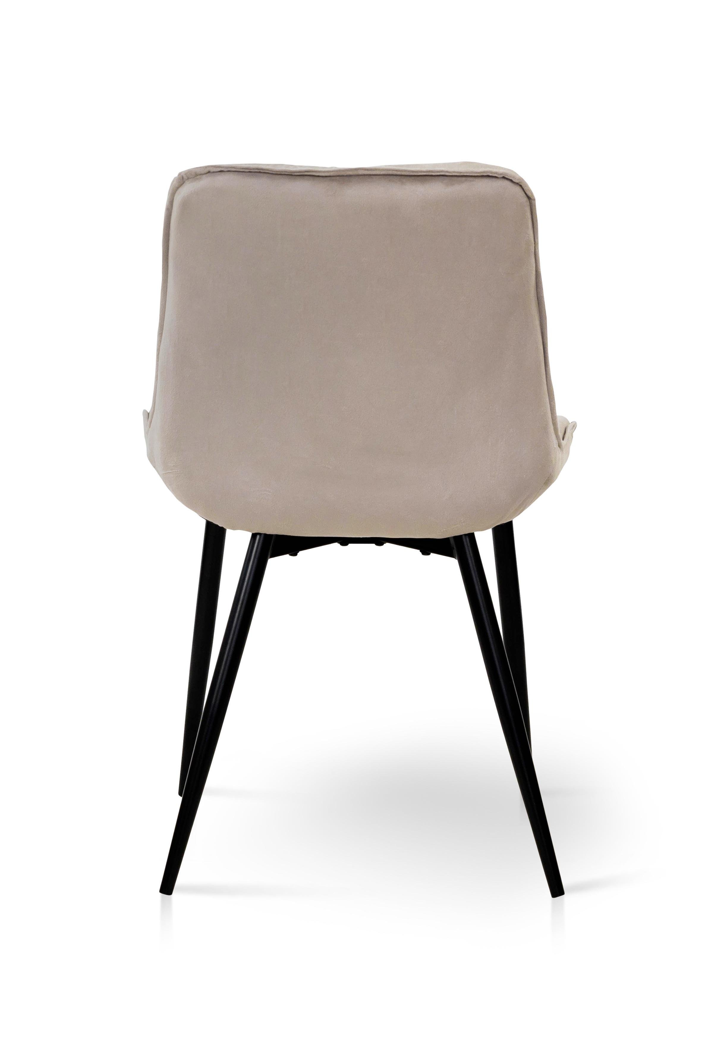 Стілець для кухні та вітальні ГРЕЙС Прадо-R 500х910х580 мм Чорний/Бежевий (GAА0057240) - фото 13 Стілець для кухні та вітальні ГРЕЙС Прадо-R 500х910х580 мм Чорний/Бежевий (GAА0057240) - фото 13