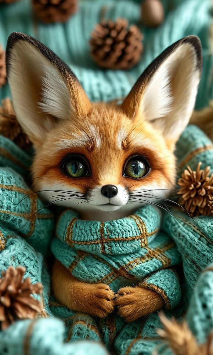 Алмазная мозаика Рыжий ухастик 30х50 см (29514285)