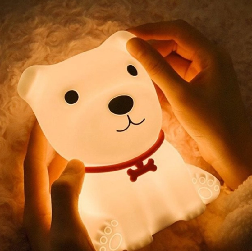 Нічник силіконовий Песик 42203 14,5 см Білий (IM00001) - фото 2