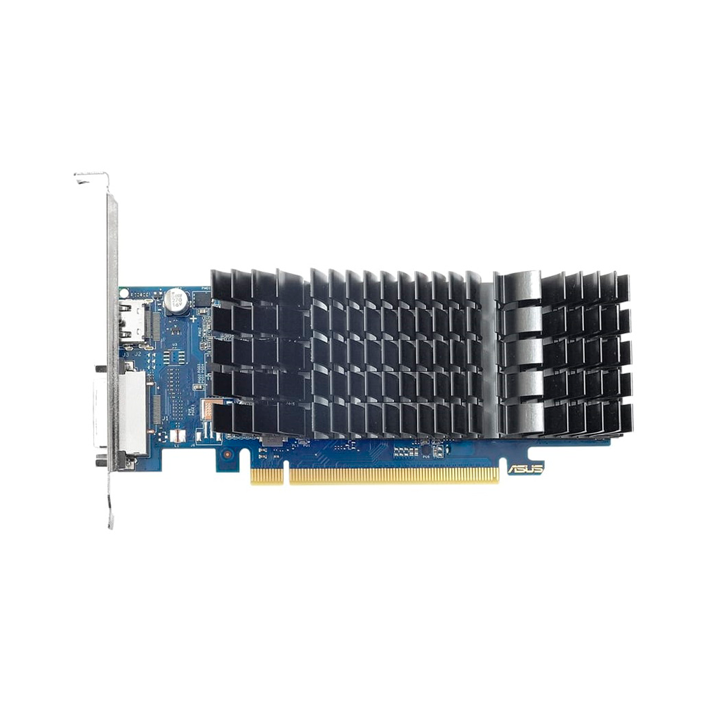 Відеокарта Asus NVIDIA GeForce GT 1030 Low Profile Silent 2 Гб GDDR5 6008 MHz 1506 MHz Blue (90YV0AT0-M0NA00)
