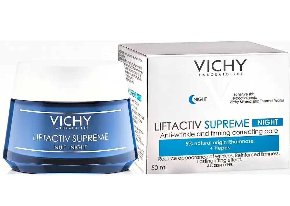Крем антивіковий Vichy LiftActiv Supreme Night проти зморшок для обличчя нічний 50 мл (1453119907)