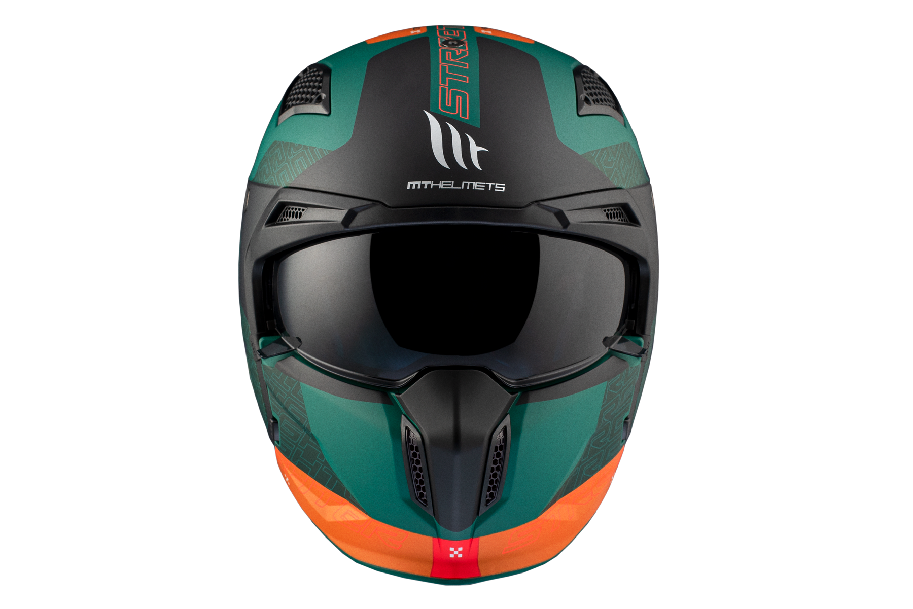 Мотошлем MT HELMETS Streetfighter SV S Totem C6 ECE2206 L Matt Green (26607) - фото 7