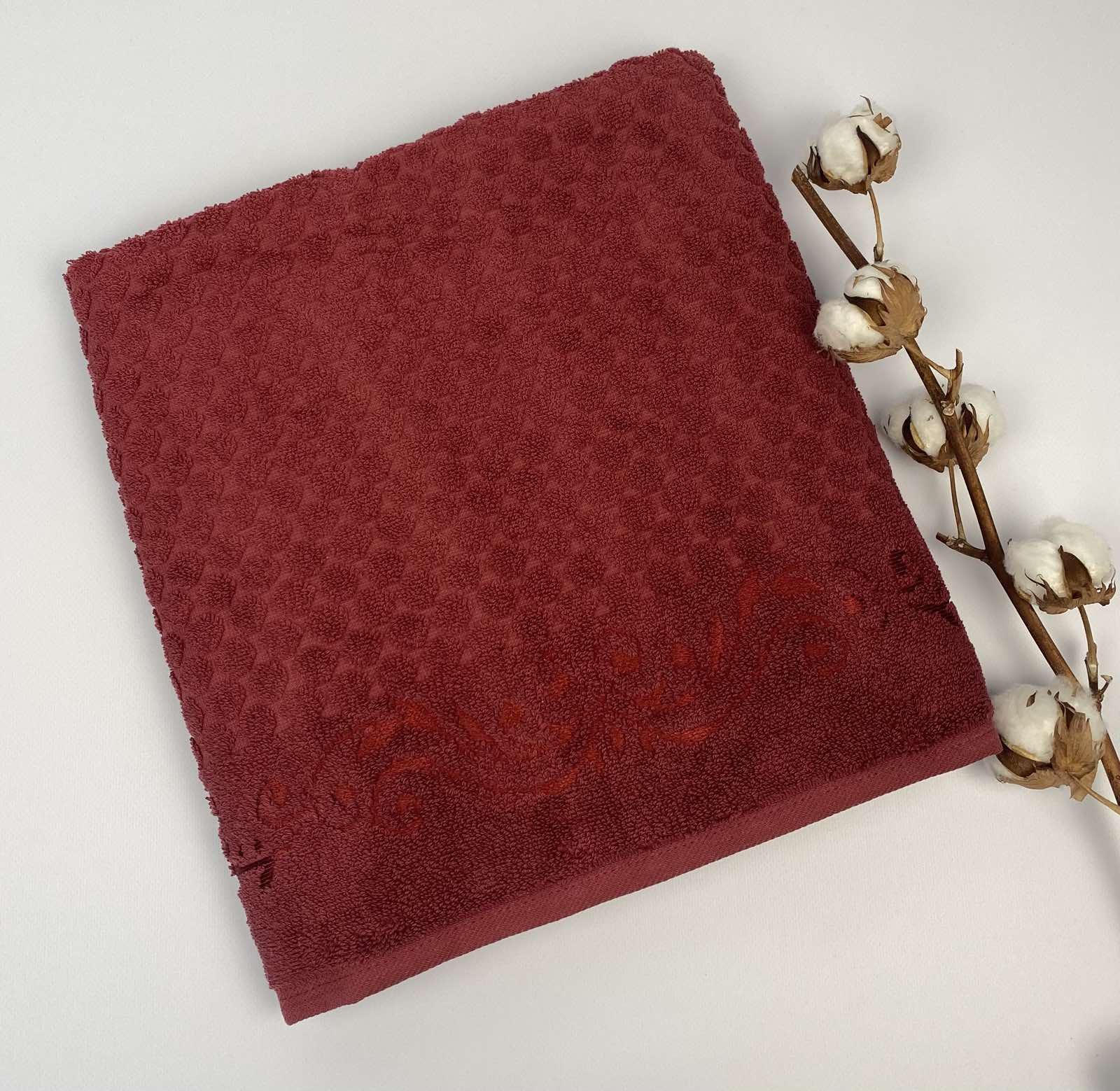 Рушник Kurde 70x140 см Червоний (CN15950)