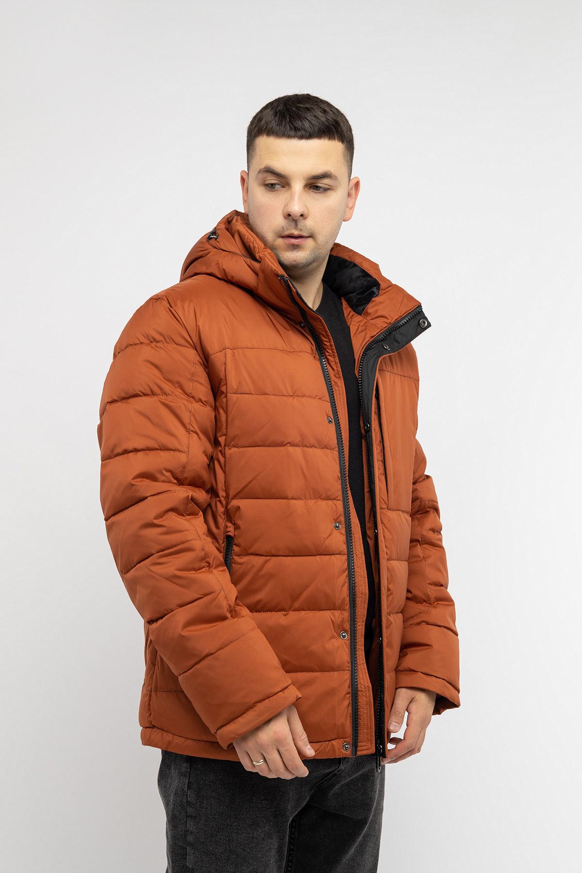 Куртка мужская ЦБ-00220554 р. 52 Коричневый (28421976)