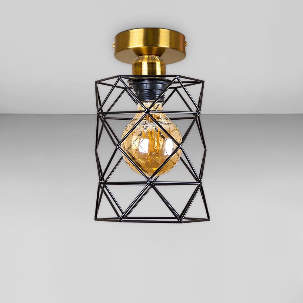 Люстра потолочная лофт Light House LS-17193F-1 BRZ/BK Бронзовый/Черный