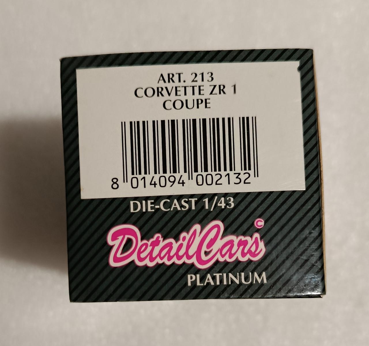 Игрушечная машинка Matchbox Collectibles 1:43 Corvette ZR 1 Coupe 1990 s Detail Cars Platinum №213 (DC-213) - фото 8 Игрушечная машинка Matchbox Collectibles 1:43 Corvette ZR 1 Coupe 1990 s Detail Cars Platinum №213 (DC-213) - фото 8