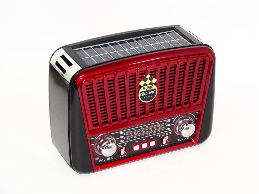 Радиоприёмник Golon RX-456S Solar с солнечной панелью (36956)