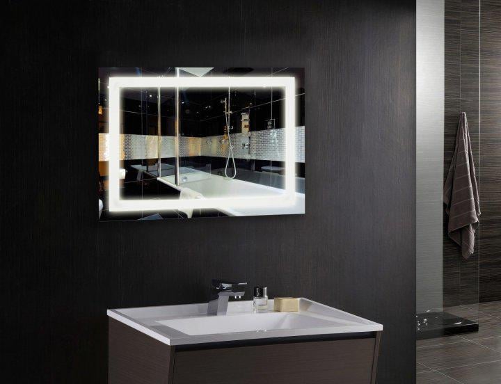 Зеркало с внутренней LED подсветкой ML-10 1100х800 мм