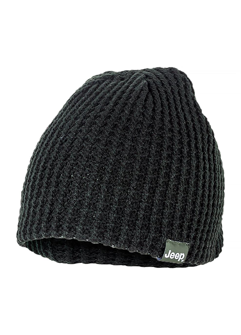 Шапка чоловіча JEEP REVERSIBLE TRICOT HAT J22W Чорний (O102597-B964)