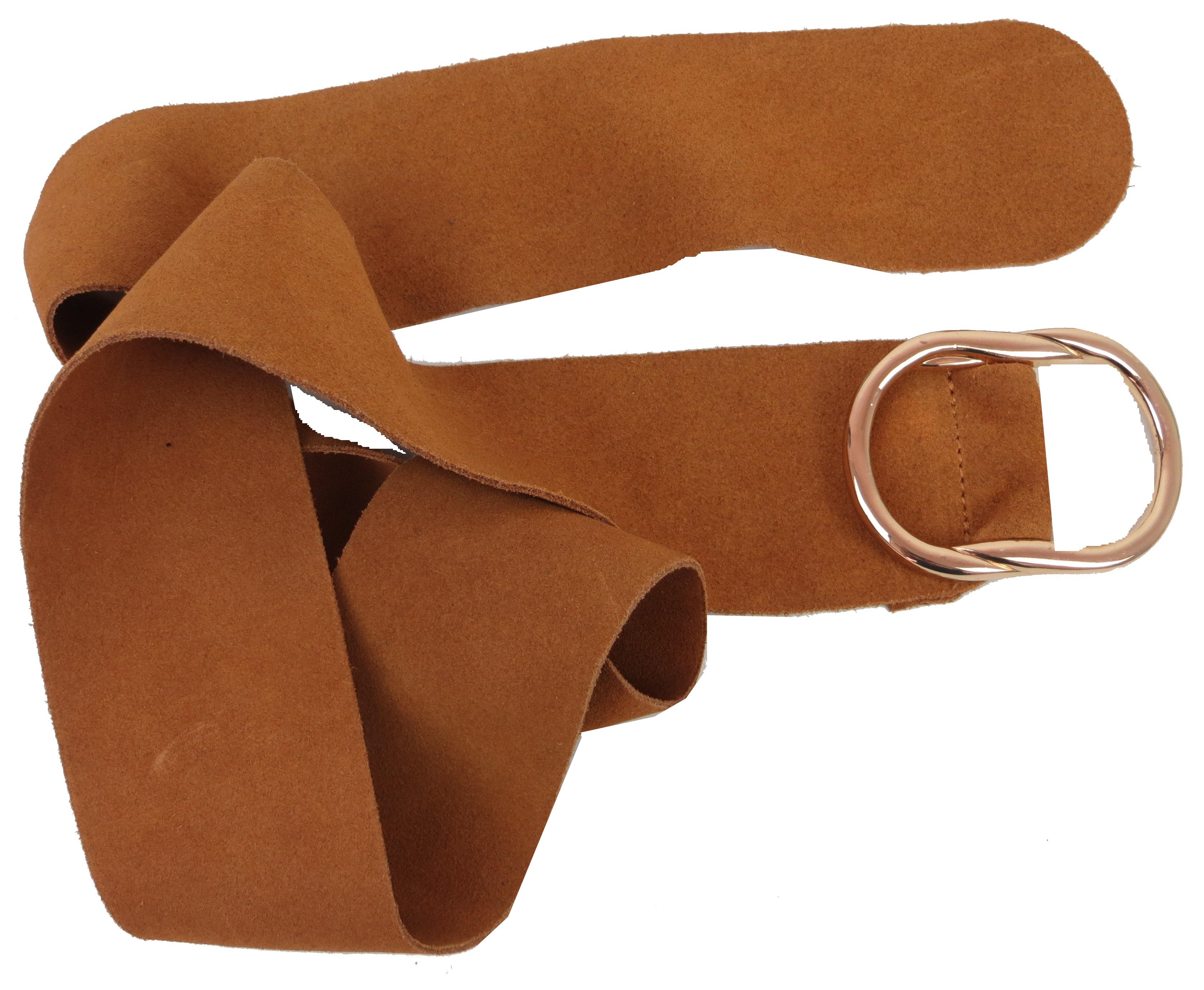 Женский ремень C&A замшевый Коричневий (2122672)