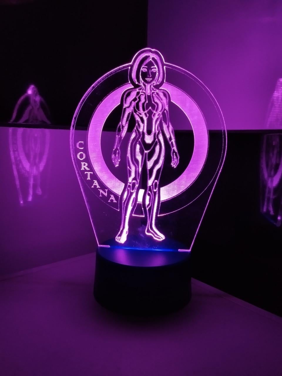 3d-ночник Cortana несколько подсветок/bluetooth (2755751833)