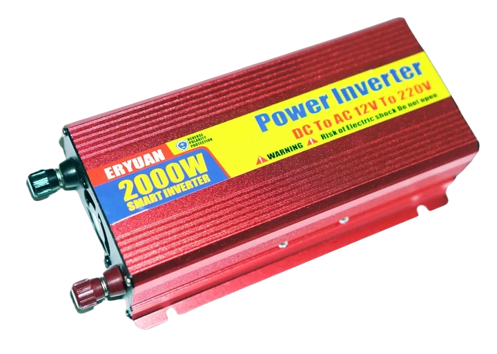 Перетворювач напруги інвертор Eryuan 2000W DC/AC 12V-220V Red (6-36-Eryuan 2000W) - фото 2