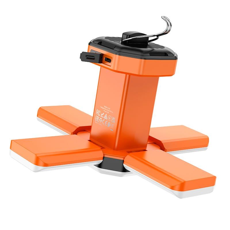 Фонарь Hoco DL20 3600 mAh 400 LUX 5 режимов работы Оранжевый (DL20) - фото 4