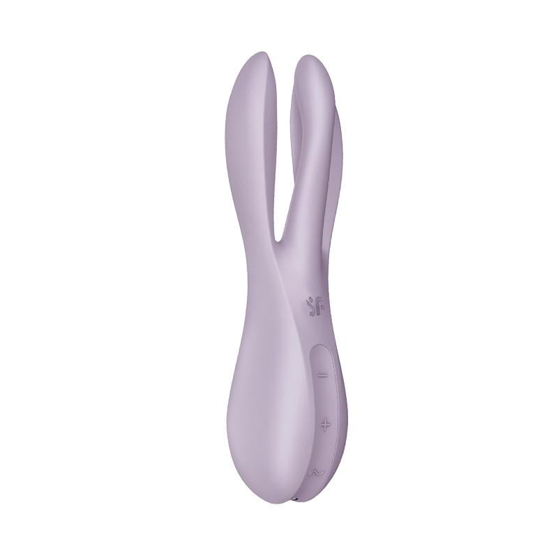 Вибратор для клитора Satisfyer Threesome 2 14 см Фиолетовый (56339)
