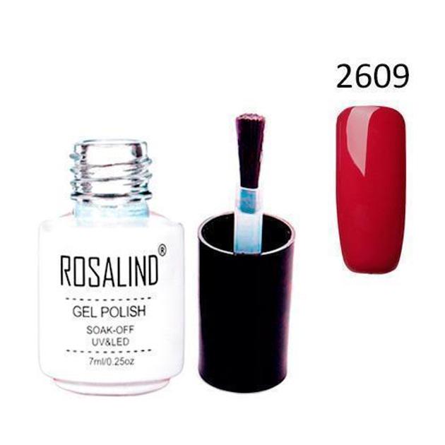 Гель-лак для ногтей Rosalind 7 мл 2609 Вишневый - фото 1