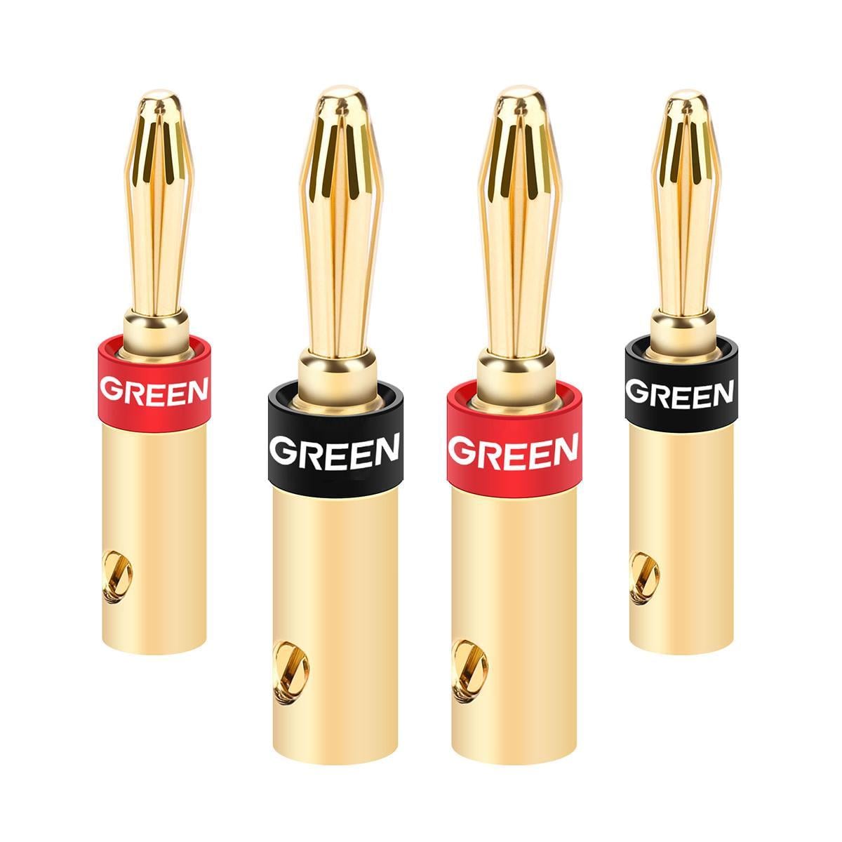Коннекторы акустические типа банан UGREEN позолоченные 4 шт. Золотистый (30513) Коннекторы акустические типа банан UGREEN позолоченные 4 шт. Золотистый (30513)