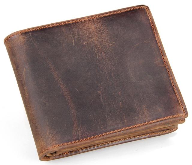 Гаманець чоловічий Vintage 14222 в вінтажному стилі Коричневий