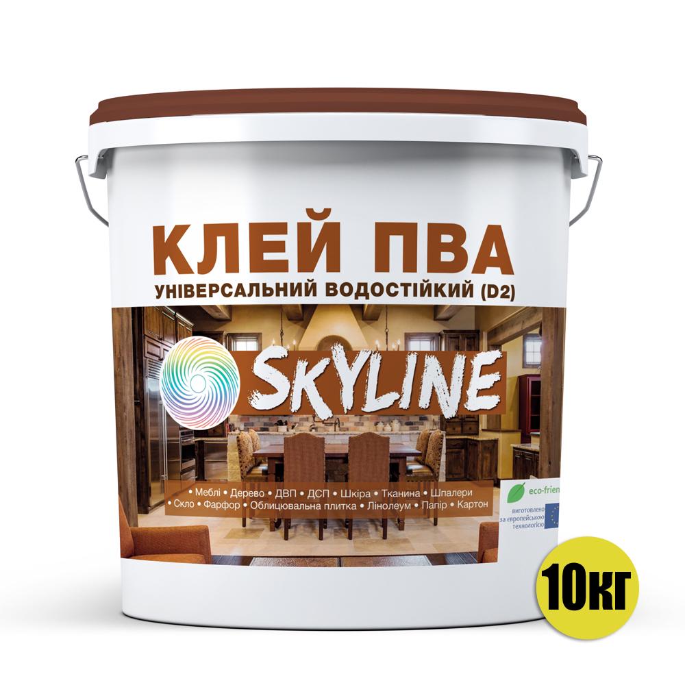 Клей ПВА SkyLine D2 універсальний водостійкий 10 кг - фото 2