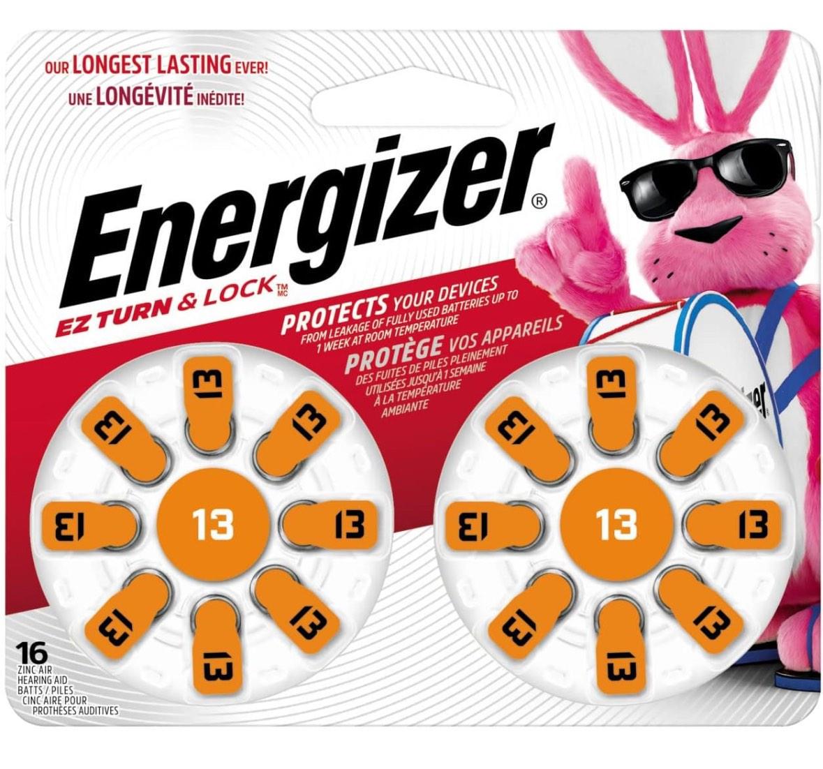Батарейка Energizer Zinc Air 13 16 шт.