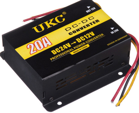 Інвертор UKC DC/DC 24-12 V 20 A