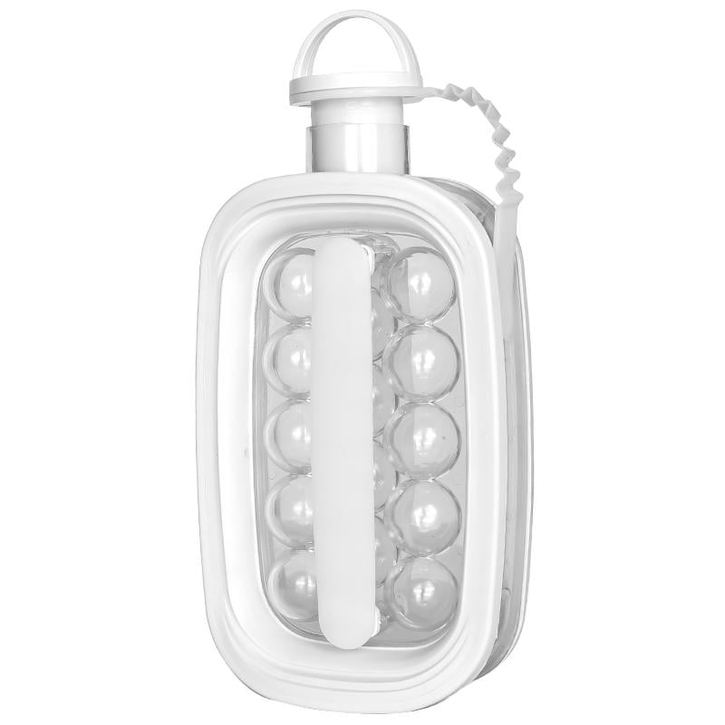 Форма для льда ICE CUBE TRAY силиконовая с крышкой на 14 кубиков для заморозки воды White Форма для льда ICE CUBE TRAY силиконовая с крышкой на 14 кубиков для заморозки воды White