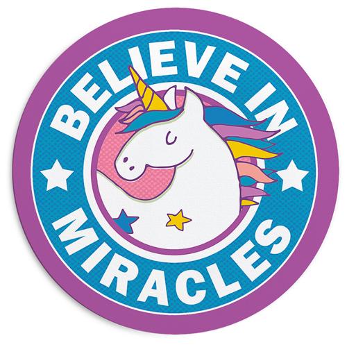 Коврик для мыши Presentville "Believe in miracles" 20 см (RKYL_23F063)