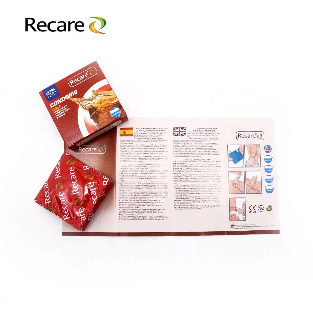 Презервативы Recare Cola Dotted&Ribbed Condoms с пузырьками и ребрами с ароматом 3 шт. - фото 3 Презервативы Recare Cola Dotted&Ribbed Condoms с пузырьками и ребрами с ароматом 3 шт. - фото 3