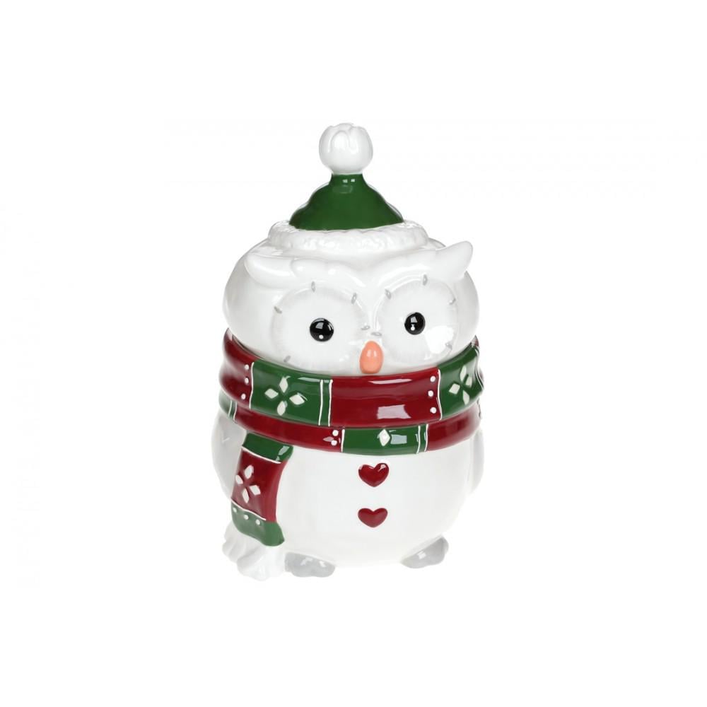 Банка керамическая Мудрая сова с фигурной крышкой 1100 мл (834-299)