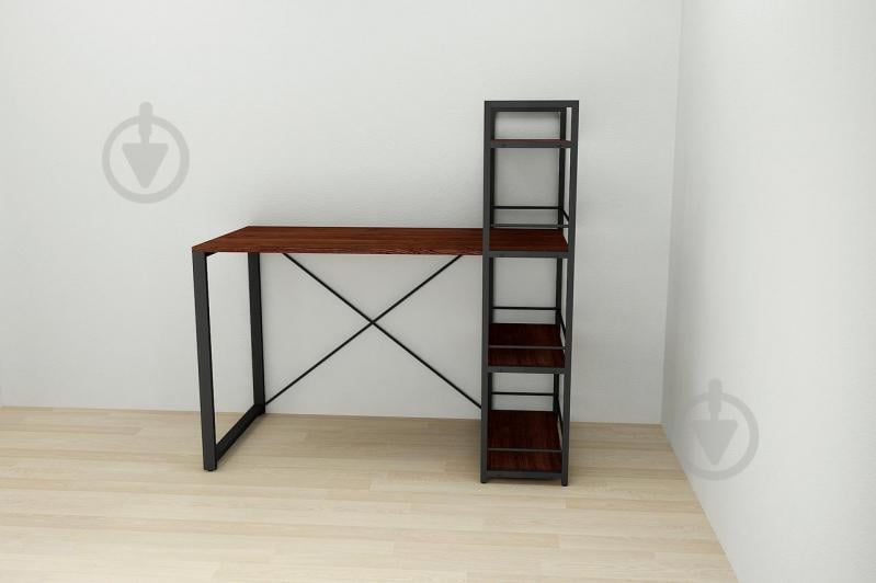 Письменный стол Ferrum-decor Конект c этажеркой 75x120x60 см Венге (XK00186) Письменный стол Ferrum-decor Конект c этажеркой 75x120x60 см Венге (XK00186)