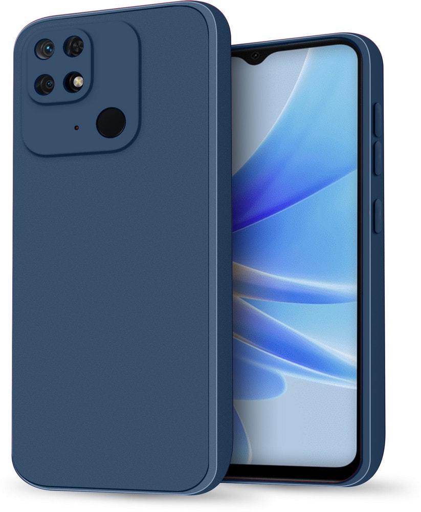 Силиконовый чехол HardCorner Xiaomi Redmi 10C (с микрофиброй) Blue (35415-28)