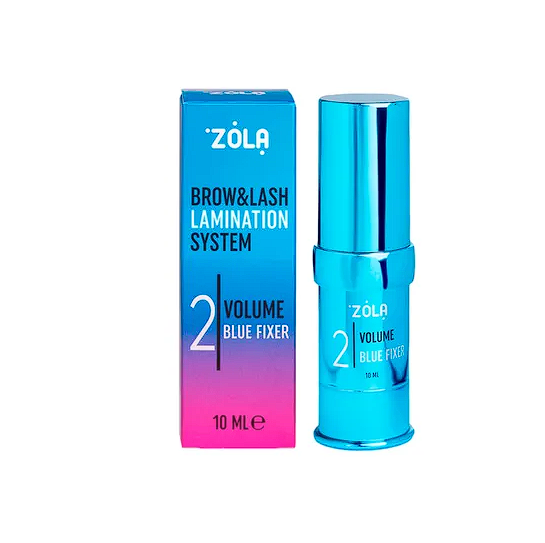 Состав Zola №2 Volume Blue Fixer для ламинирования ресниц и бровей 10 мл Состав Zola №2 Volume Blue Fixer для ламинирования ресниц и бровей 10 мл