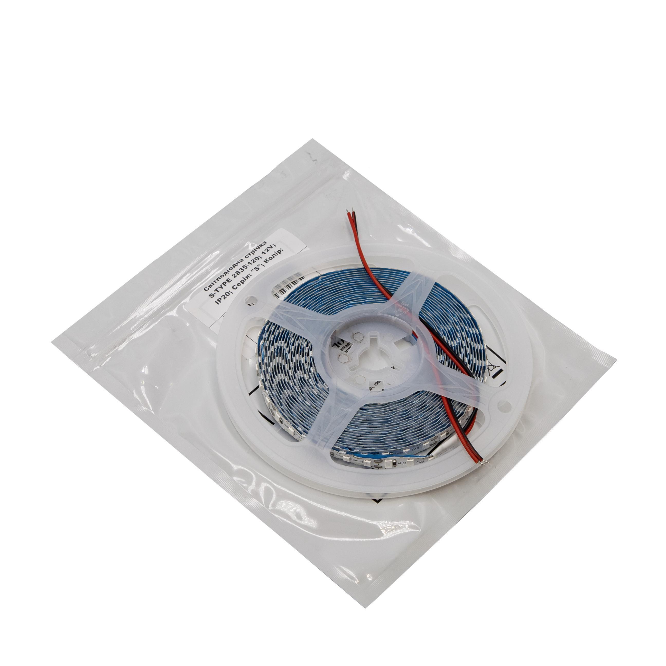 Светодиодная лента Prolum IP20 2835/120 S-TYPE Series-S 12V Зеленый (28522778) - фото 3