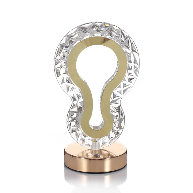 Лампа настольная с кристаллами и бриллиантами 29x12x12 см (Lamp15)