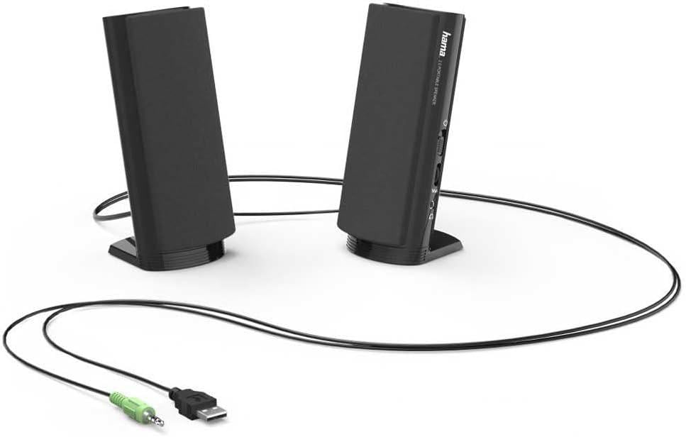 Комплект динаміків для ПК Hama E80 2.0 USB стерео 2,5 Вт 3,5 мм (30821171) - фото 2 Комплект динаміків для ПК Hama E80 2.0 USB стерео 2,5 Вт 3,5 мм (30821171) - фото 2