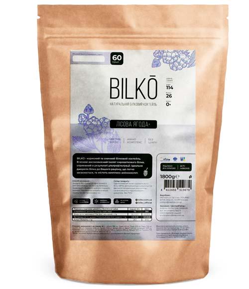 Протеїновий коктейль Bilko Ягода 1,8 кг